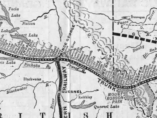 Grand Trunk Pacific Railway Map