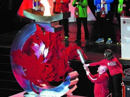 Canada Games Torch Lighting