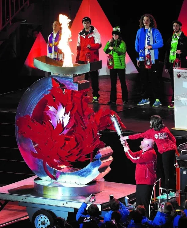 Canada Games Torch Lighting Canada Games Torch Lighting