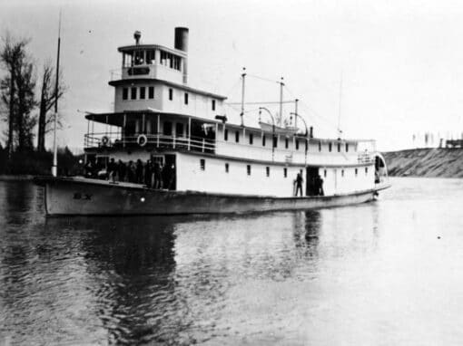 BX Stern Wheeler on the Nechako River ca 1910