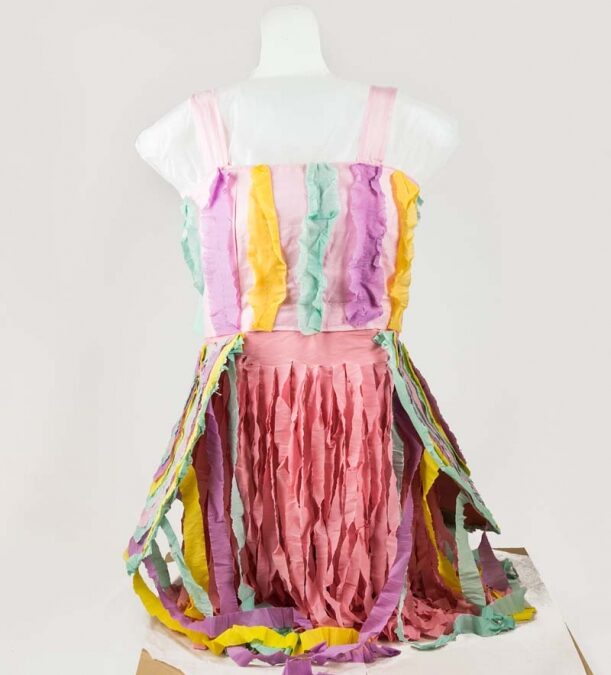 Inga Anderson/Jeannie Corless Crepe Paper Dance Costume