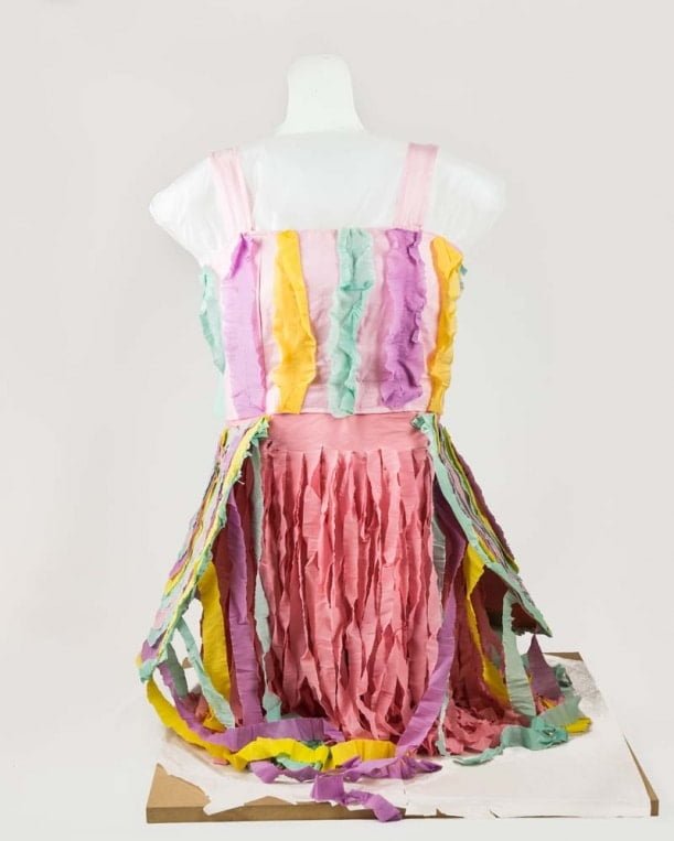 Inga Anderson/Jeannie Corless Crepe Paper Dance Costume