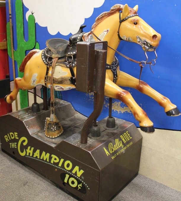 'Champion' the horse at Northern Hardware