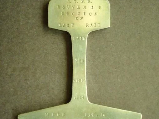 GTPR Last Spike Souvenir – Railway Museum