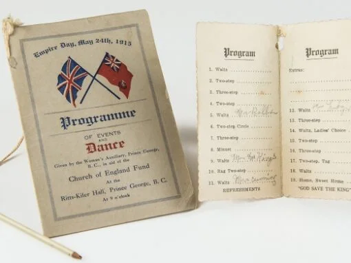 1915 Dance Card